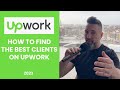 How do I find potential clients on Upwork?