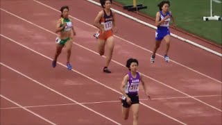 群馬県高校新人陸上2014　女子200ｍ決勝