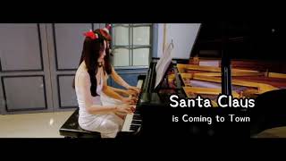 Santa Claus Is Coming To Town 🎅🏻 聖誕節 鋼琴 四手聯彈 piano duet