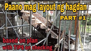 002 Paano mag layout ng hagdan | 2 storey house Makati Project #howto #paano #stairs #layout