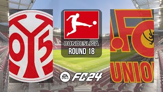 Mainz 05 vs. Union Berlin (Highlights) | Bundesliga 23/24 Round 18 | EA Sports FC 24