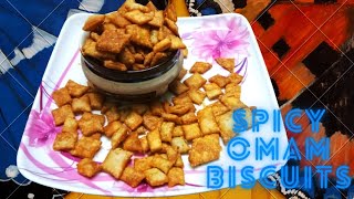 #71-Spicy Omam Biscuits/ Khara Omam Biscuit/ Carom Biscuits/ Traditional & Healthy Tea-Time Snacks