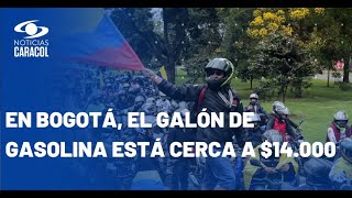Movilizaciones contra alza de gasolina en Colombia: participaron motociclistas y transportadores