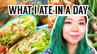 What I Ate in a Day! VEGAN & REALISTIC easy recipes