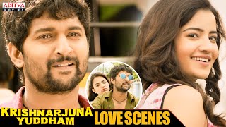 Rukshar Dhillon and Nani love Scenes From "Krishnarjuna Yuddham | Hindi Dubbed Movie | Aditya Movies