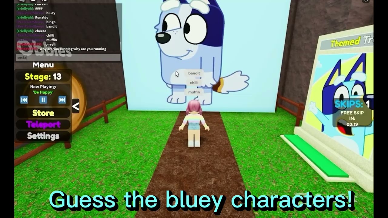 Guess The Bluey Characters With Me Lol - YouTube