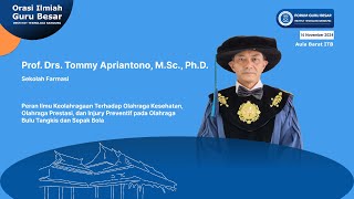 Orasi Ilmiah Guru Besar ITB Prof. Tommy Apriantono