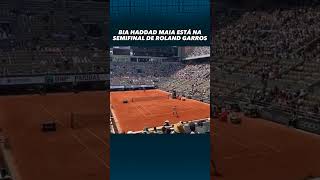 Bia Haddad Maia vence Ons Jabeur (Tunísia) avança à semifinal de Roland Garros #shorts