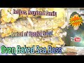 How to Bake in a Simple, Quick & Easy Asian Style Sea Bass in 10 Minutes | Healthy Fish Recipe 2020