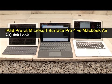 Comparison: Apple iPad Pro vs Microsoft Surface Pro 4 vs MacBook Air  Digit.in