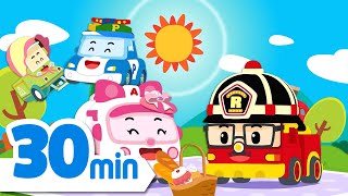 Robcar POLI Cute Songs│30 Min│Car Family +│Robocar POLI - Nursery Rhymes