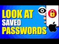 How To Look At Saved Passwords On iPhone (Quick & Easy)