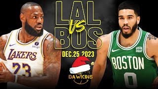 Los Angeles Lakers vs Boston Celtics Full Game Highlights | NBA Christmas 2023 | FreeDawkins