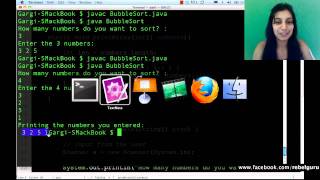 Bubble Sort Program in Java - Part 1