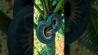 AI Nature Exploration: Amazing Scenery | Snake on tree #shorts #trending #wow