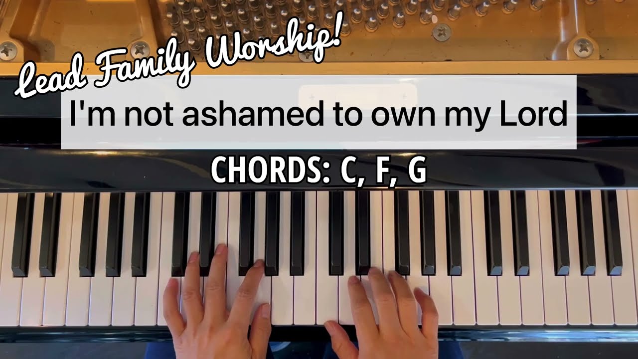 I'm Not Ashamed To Own My Lord #easypianotutorial #hymns #pianohymns ...