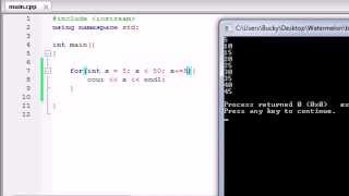 Buckys C++ Programming Tutorials - 22 - for Loops