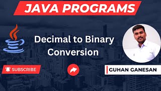 💥Decimal to Binary Conversion ☕Java Interview Programs 👨‍🎓 Campus Interview Programs 🎁👩‍🏫 Java Jobs
