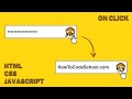 Password Hide and Show with Toggle Emoji Button using HTML CSS and JavaScript | HowToCodeSchool.com