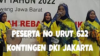 NO PESERTA 622 Utusan DKI JAKARTA ( Farok Mabaina ) @Festival Qasidah Rebana Tingkat Nasional