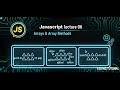 JavaScript 06 | Arrays & Array Methods (push, pop, slice, splice, shift, unshift)