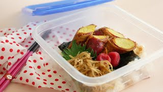 おかずは2品! タッパ弁 | Japanese Bento Lunch Box