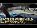 EASIEST Way to Clean INSIDE of CAR WINDSHIELD in 120 seconds or Less! (Step-by-Step Guide)