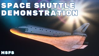 MSFS Space Shuttle - Re-Entry With Commentary