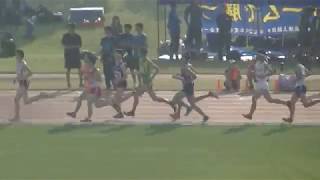 2018年4月29日八代選手権男子1500ｍ6組目・1年生