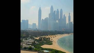 View from the Palm Jumeirah Monorail in Dubai 🇦🇪