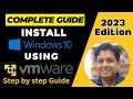 How to install Windows 10 on VMware? || Windows Installation on VMware [2023] || #vmware