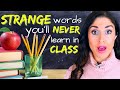 15 Strange English Words You'll Never Learn in Class | Common Slang and Colloquial English