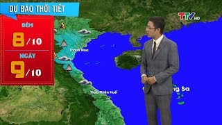Bắc Bộ, Thanh Hóa đến Quảng Bình tiếp tục có mưa vừa, mưa to | Dự báo thời tiết đêm 8 ngày 9/10