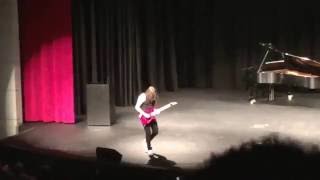 16 YEAR OLD KILLS “Eruption”and “Sweet Child o Mine” IN SCHOOL  TALENT SHOW!!!