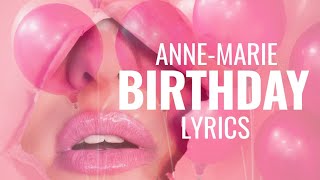 Anne Marie BIRTHDAY lyrics by Yellow Heart 💛 #February2020TopSong