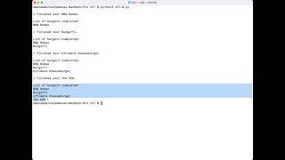 [Python] Using a While Loop with Lists