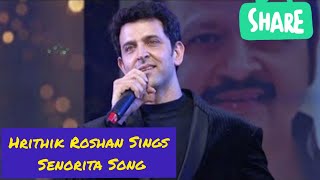 Hrithik Roshan Sings Senorita Song for his fans | Bollywood Actors | Singer | Multitalented Actor |