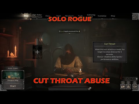 The Solo Rogue Exposing Meta Gamers w/ Cut Throat Dark and Darker