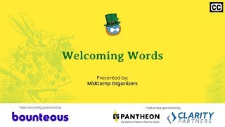 Welcoming Words