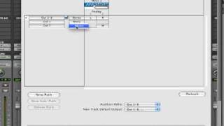 Pro Tools LE 8 Instructional DVD 1 Lesson 5: I/O setup