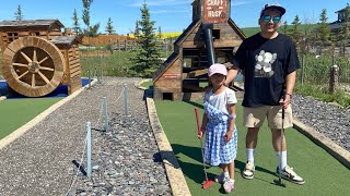 Mini golf | Granary Road | Calgary, Alberta | Airbnb Okotoks | July 2024