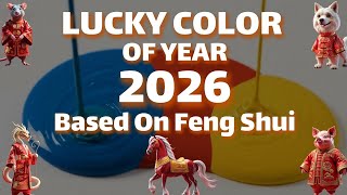 Lucky Color Of Each Chinese Animal Zodiac In The Year 2026 Based On Feng Shui