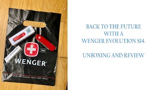 Back to the future with the Wenger Evolution S14 swiss army knife. unboxing and review