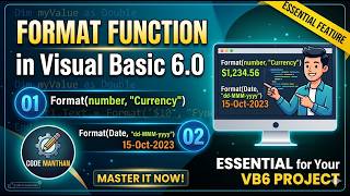 Format Function in Visual Basic 6.0 | Essential feature for Visual Basic Project | Format Function
