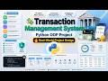 💸🏦 Transaction Management System Using Python | Complete Python OOP Project | Menu-Driven System