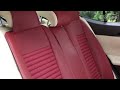 freesoo universal car seat covers leather u0026linen