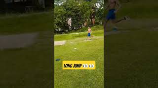 long jump 👀👀💯💥#youtubeshorts #shortvideo #shortfeed #viral #longjump