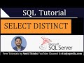 SQL SELECT DISTINCT statement (return different values) | SQL Tutorial for Beginners