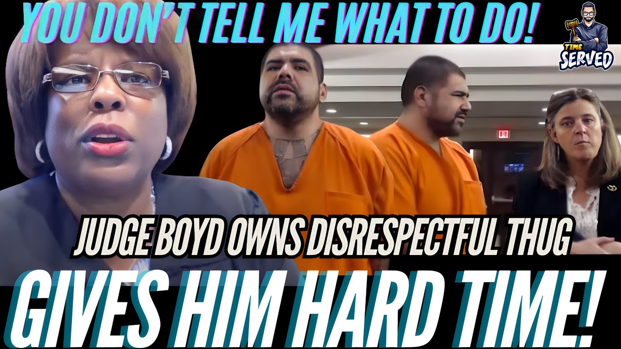 Judge Boyd Owns Disrespectful Thug Youtube