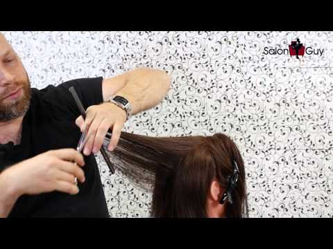 Haircut Tutorial - How to Cut Layers - TheSalonGuy Haircut Tutorial - How to Cut Layers - TheSalonGuy